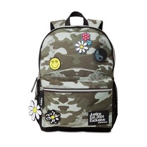 Girls Justice Book Bag Army Fatigue